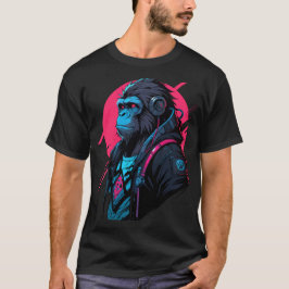 Camiseta Ciberpunk mono