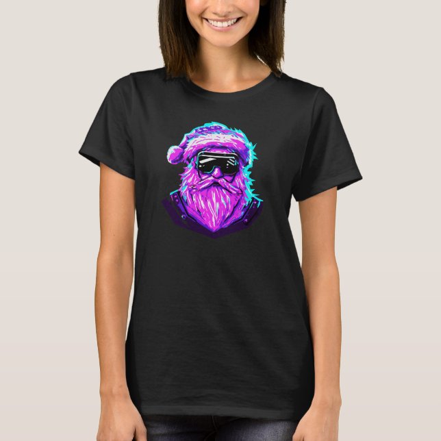 Camiseta Ciberpunk Santa 2 (Anverso)
