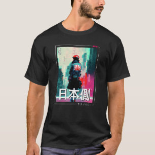 Camiseta Ciberpunks retro Estética de indie lofi japón en T