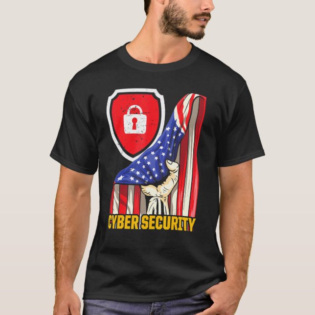Camiseta Ciberseguridad Analista Certificación de seguridad (Anverso)
