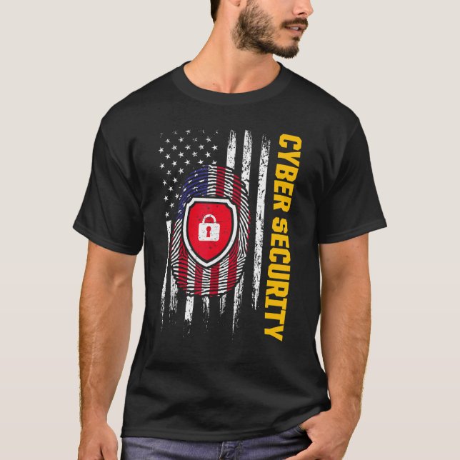 Camiseta Ciberseguridad Analista Certificación de seguridad (Anverso)