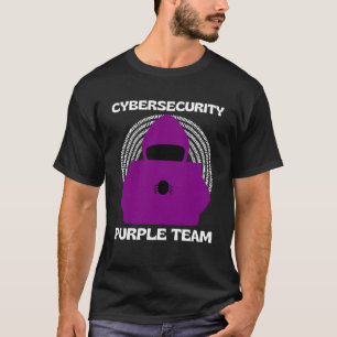 Camiseta Ciberseguridad de equipo púrpura ética hackeo cibe