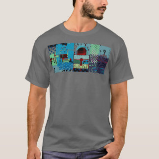 Camiseta Ciberseguridad e información o red isométricas