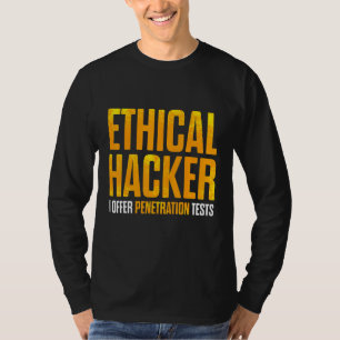 Camiseta Ciberseguridad ética del hacker It Pen Tester 12