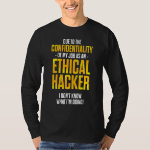 Camiseta Ciberseguridad ética del hacker It Pen Tester 21
