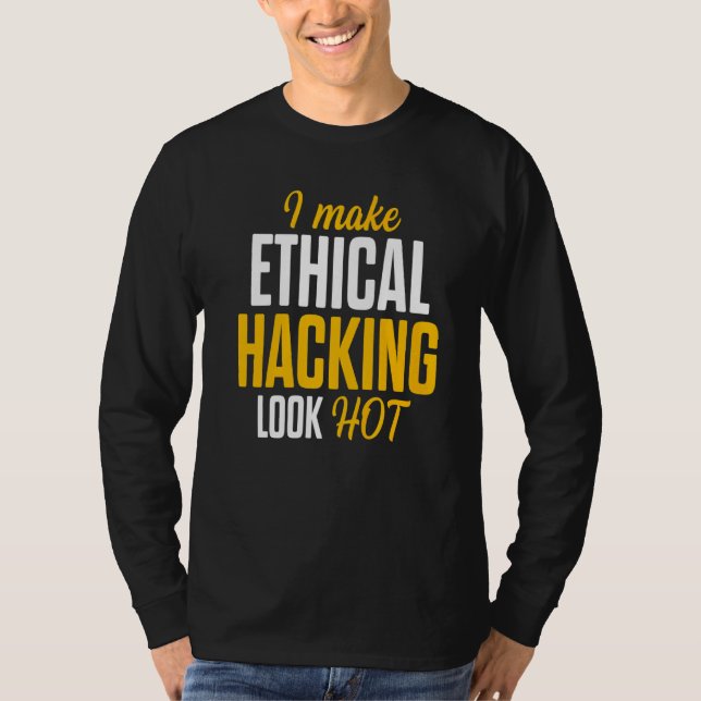 Camiseta Ciberseguridad ética del hacker It Pen Tester 28 (Anverso)
