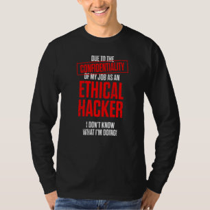 Camiseta Ciberseguridad ética del hacker It Pen Tester 7
