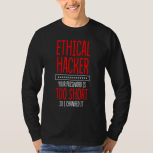 Camiseta Ciberseguridad ética del hacker It Pen Tester 8
