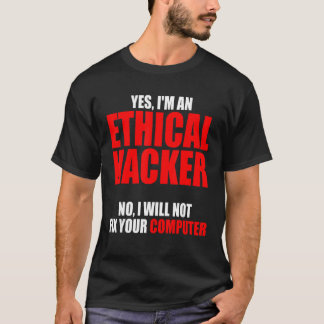 Camiseta Ciberseguridad ética Hacker It Pen Tester 20