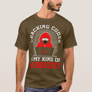 Camiseta Ciberseguridad Profesional Hacker Cracking Code C