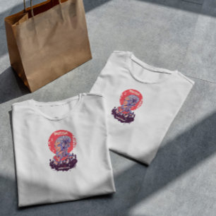 Camiseta Ciberurbana futurista