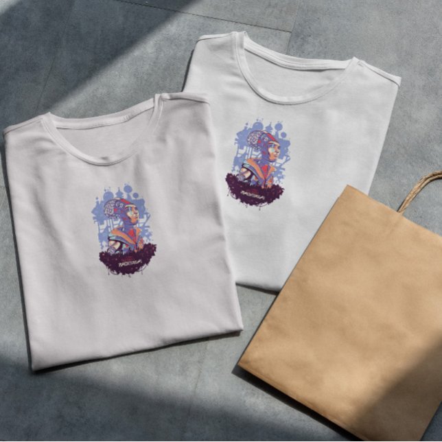 Camiseta Ciberurbano futurista (Subido por el creador)