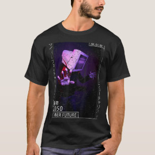 Camiseta Ciborg estético japonés en ciberpunk - años 90