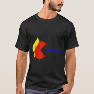Camiseta Cic Arcade Game Funny Trump come puntos azules 202