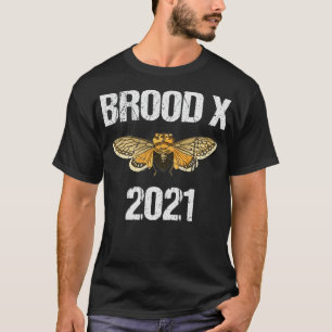 Camiseta Cicada Brood X 2021 Vintage Cicada 17 años