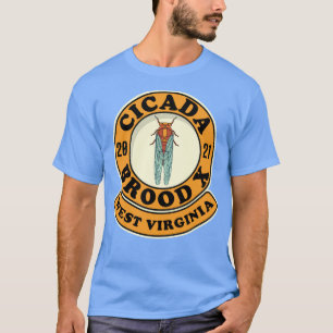 Camiseta Cicada Brood X 2021 West Virginia Cicada Hatch