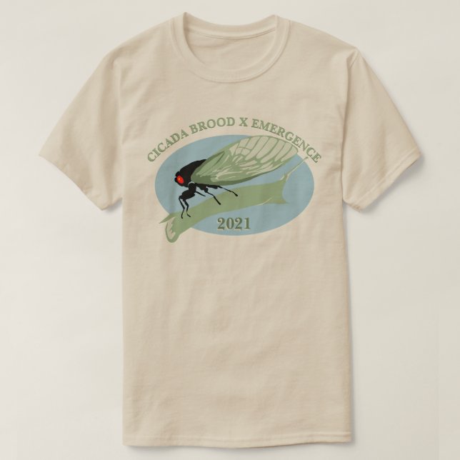 Camiseta Cicada Brood X Emergence 2021 (Diseño del anverso)