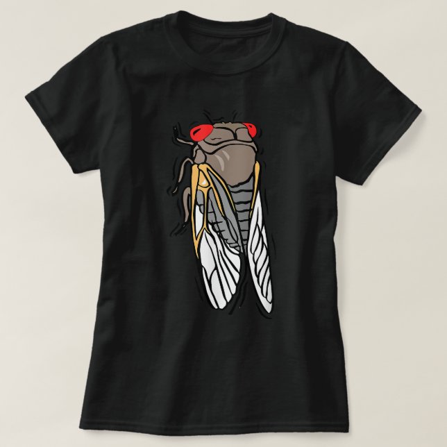 Camiseta Cicada Brood X Insectos Magicicada Gran Hermano Or (Diseño del anverso)