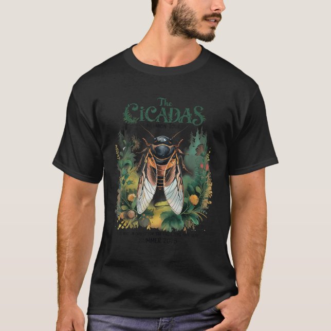 Camiseta Cicada Brood Xiv Tour a la Reunión De Verano Desde (Anverso)