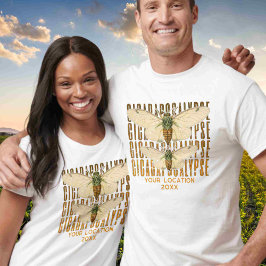 Camiseta Cicada Cicadapocalipsis 2024 Ubicación Personaliza