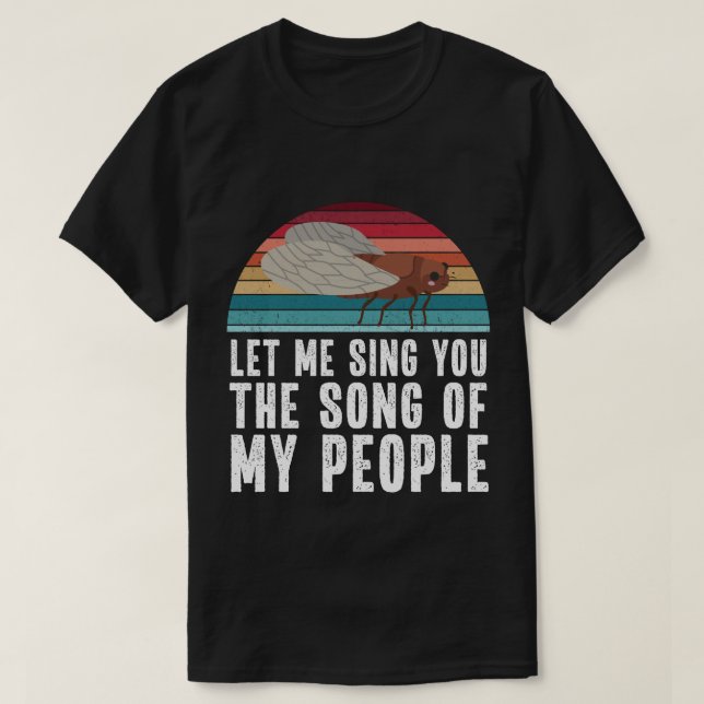 Camiseta Cicada Divertida de la Prole X Meme Cicadas de 17  (Diseño del anverso)