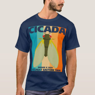 Camiseta Cicada El Gran Tour Oriental 2021 Brood X Retro