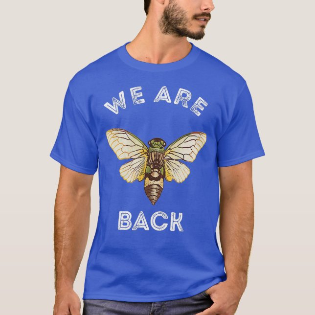 Camiseta Cicada Enjambre Estamos De Volvimiento Magicicada (Anverso)