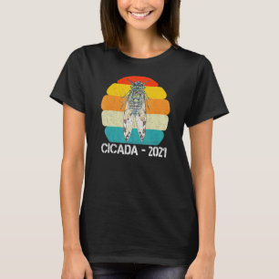 Camiseta Cicada Insect Niños Adultos Retro 2021 70s