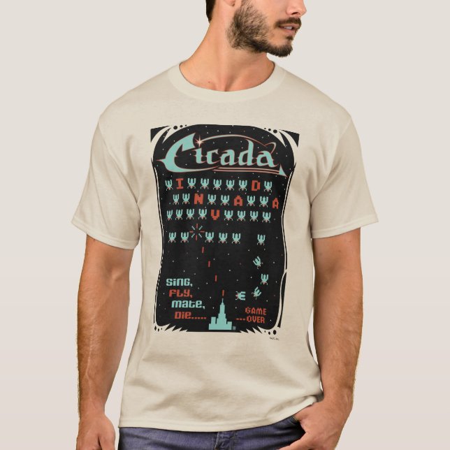 Camiseta Cicada invada (Anverso)
