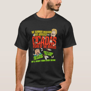 Camiseta Cicada Llegada Shirt la invasión de la Cicada Br