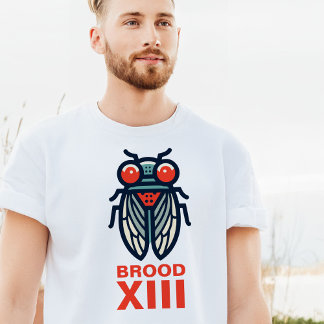 Camiseta Cicada Magicicada Brood XIII Personalizado Textos