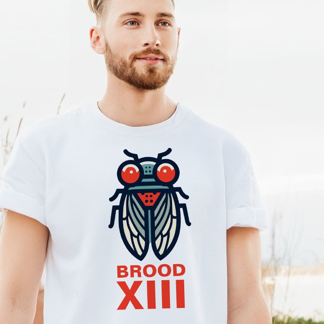 Camiseta Cicada Magicicada Brood XIII Personalizado Textos (Subido por el creador)