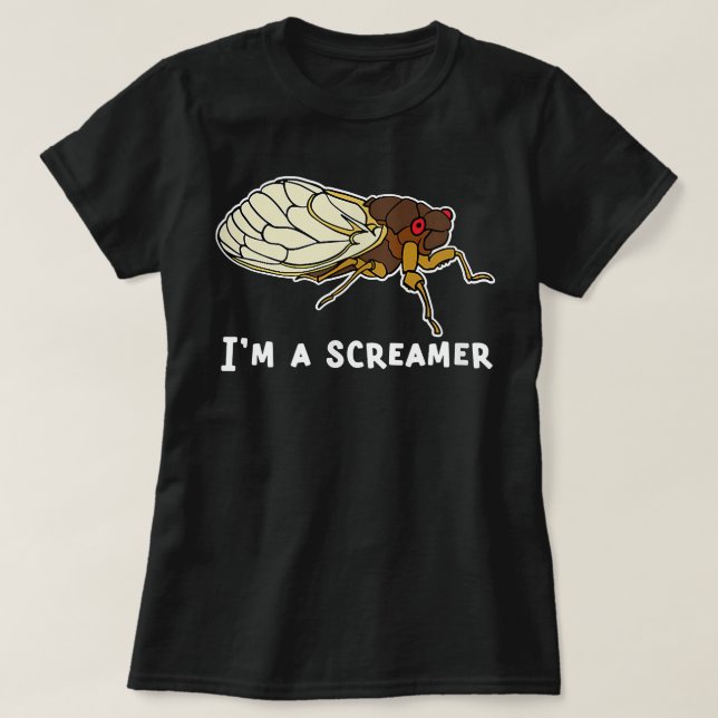 Camiseta Cicada Scream (Diseño del anverso)