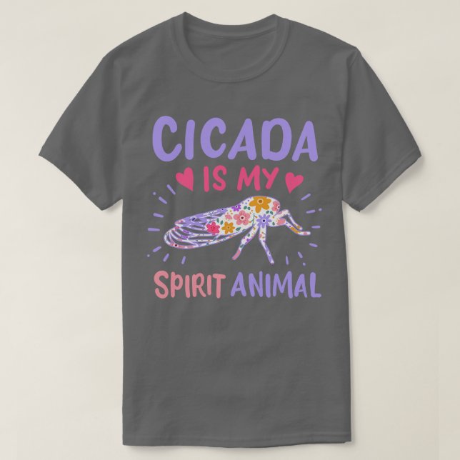 Camiseta Cicada Spirit Animal 1 (Diseño del anverso)