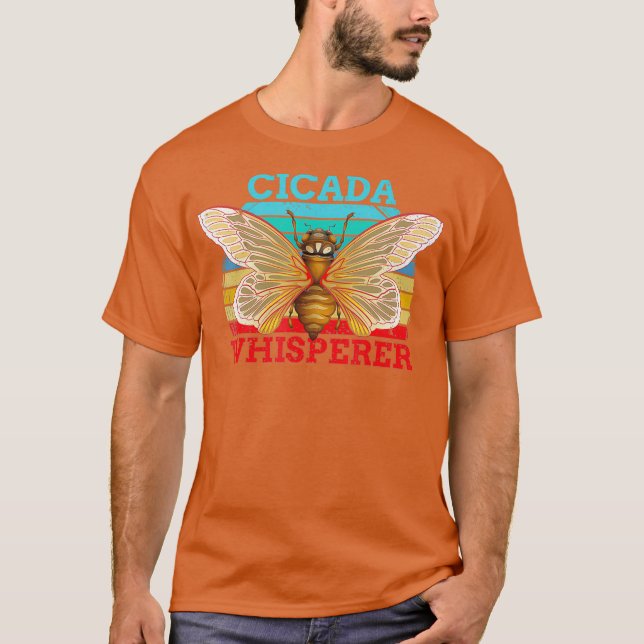 Camiseta Cicada Whisperer Cicadas swarm Brood X 2021 hombre (Anverso)