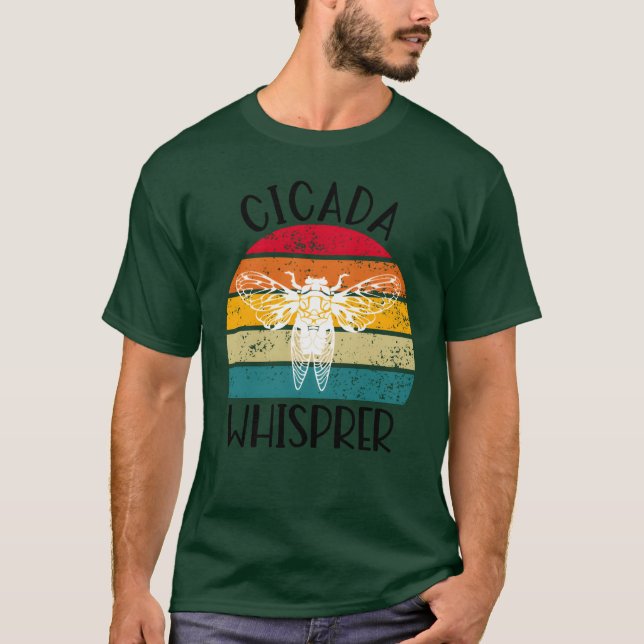 Camiseta Cicada Whisprer Retro Sunset Summertime 80s 90s bo (Anverso)