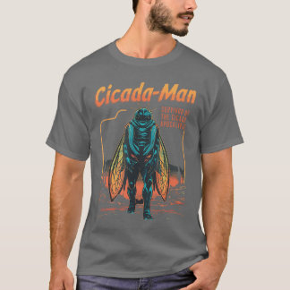 Camiseta CicadaMan Survivor Ofhe Cicada Apocalypse Insect C