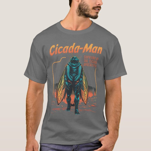 Camiseta CicadaMan Survivor Ofhe Cicada Apocalypse Insect C (Anverso)
