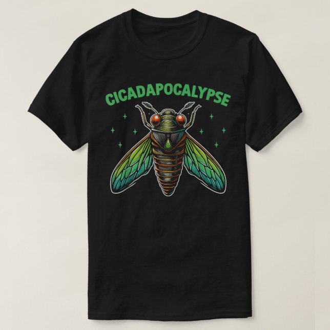 Camiseta Cicadapocalipsis Epic Return of Cicadas (Diseño del anverso)