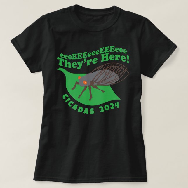 Camiseta Cicadas 2024 están aquí (Diseño del anverso)