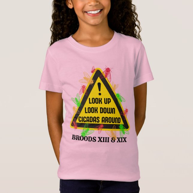 Camiseta CICADAS ALREDEDOR DE 2024 NIÑOS Rótulos de diverti (Anverso)
