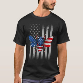 Camiseta Cicadas Bandera Americana Cicada Reunión 4 de Juli