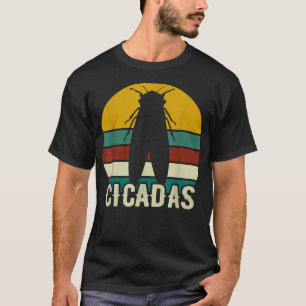 Camiseta Cicadas Funny Insectos Lover Retro Vintage Cicada