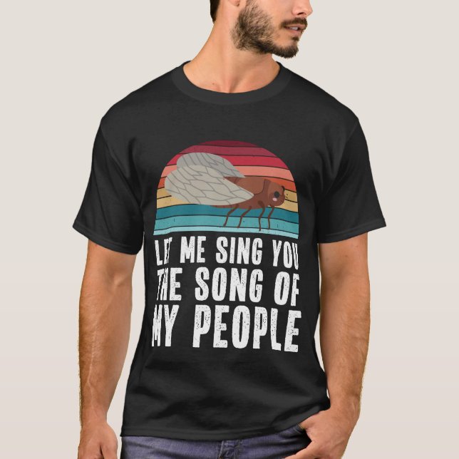 Camiseta Cicadas Gracioso Meme 17 Años Cita De Brood (Anverso)