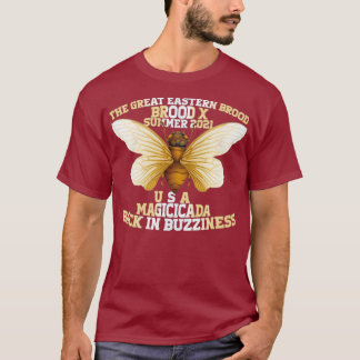 Camiseta Cicadas Great Eastern Brood X usa 2021 Insect