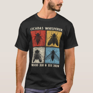 Camiseta Cicadas Whisper Cicada Invasión 2024 Brood XIII Br
