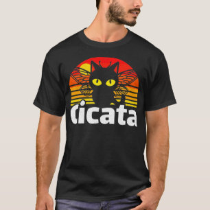 Camiseta Cicata Brood X Gracioso insecto Cat Lover Cicada