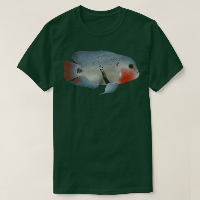 Camiseta Cichlid del cinturón negro (Diseño del anverso)