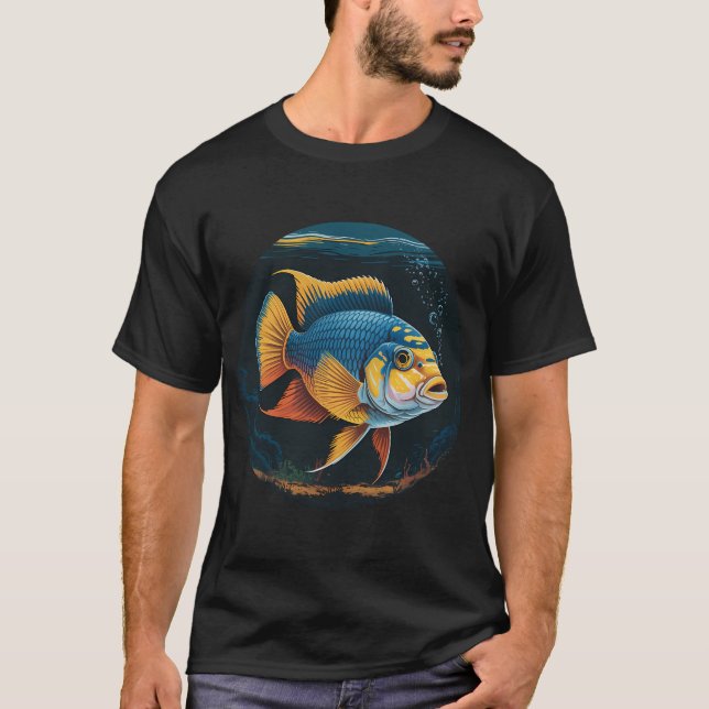 Camiseta Cíclido africano (Anverso)