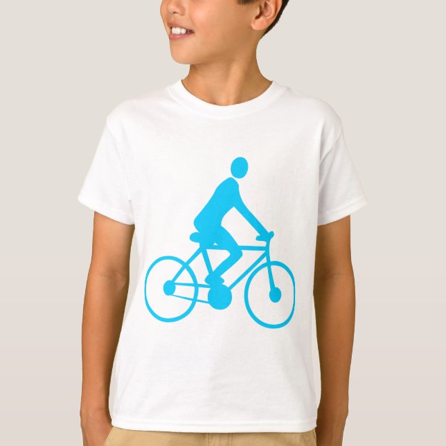 Camiseta Ciclismo - Azul cielo (Anverso)